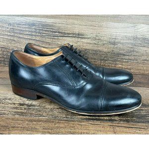 Steve Madden Herbert Black Leather 10